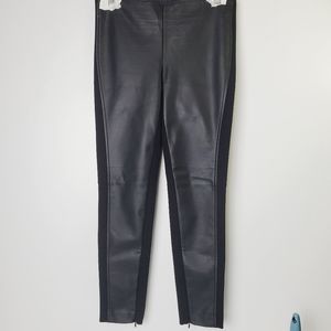 Lauren Ralph Lauren Leggings Faux Leather Front